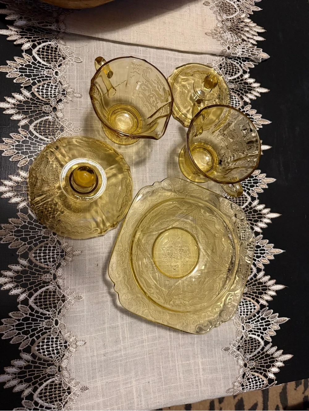 Federal Madrid Yellow Depression Glass